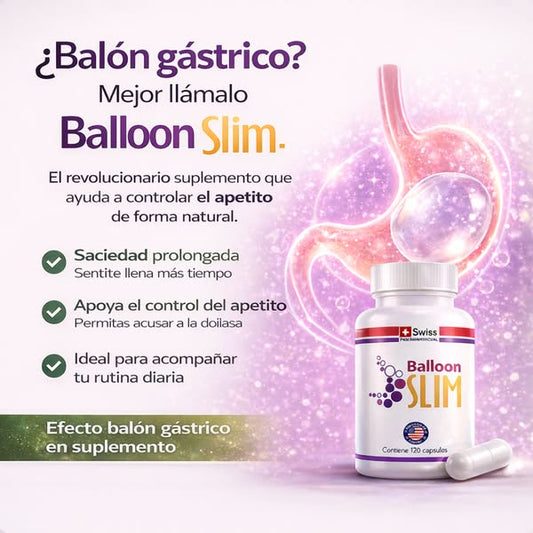 Balloon Slim ORIGINAL 120 Cápsulas - Recupera el Control de tus Porciones de Forma Natural