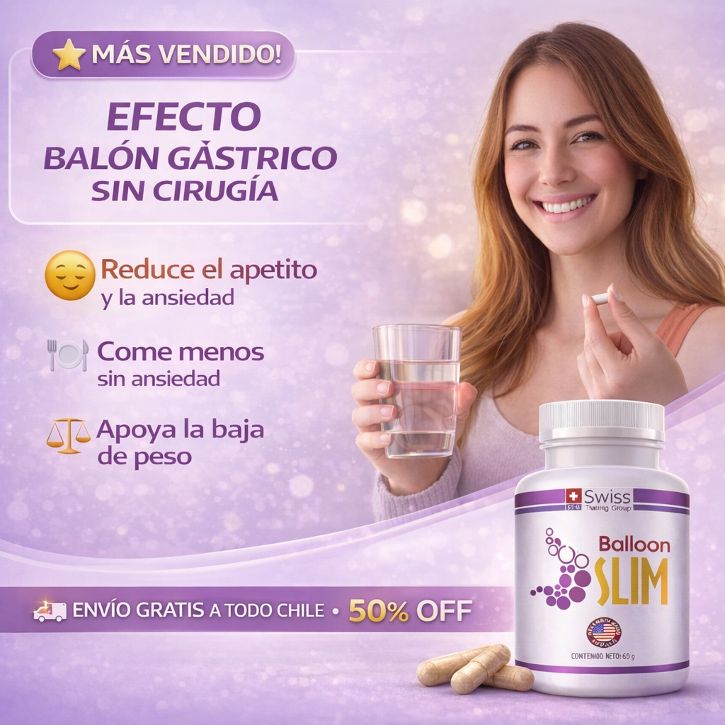 Balloon Slim ORIGINAL 120 Cápsulas - Recupera el Control de tus Porciones de Forma Natural