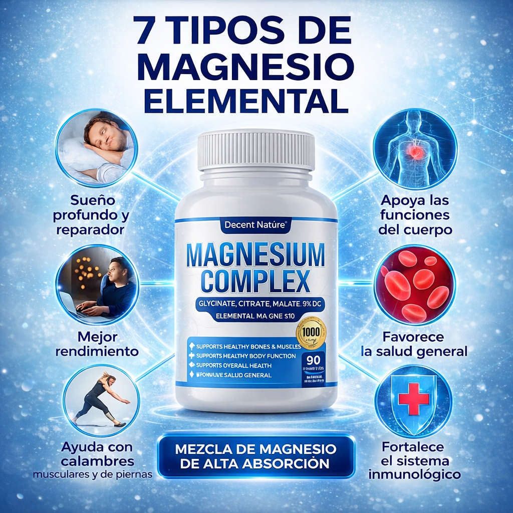 Magnesium Complex – Recupera tu energía y bienestar desde adentro