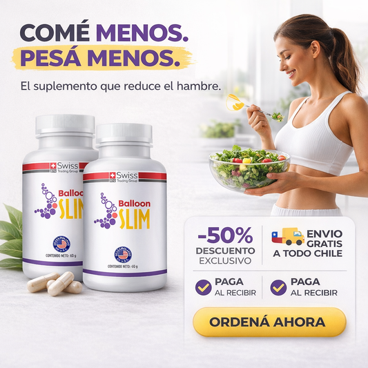 Balloon Slim ORIGINAL 120 Cápsulas - Recupera el Control de tus Porciones de Forma Natural