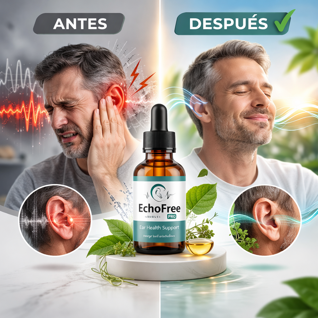 EchoFree Pro - Salud Auditiva Alivio Gotas (Tinnitus)