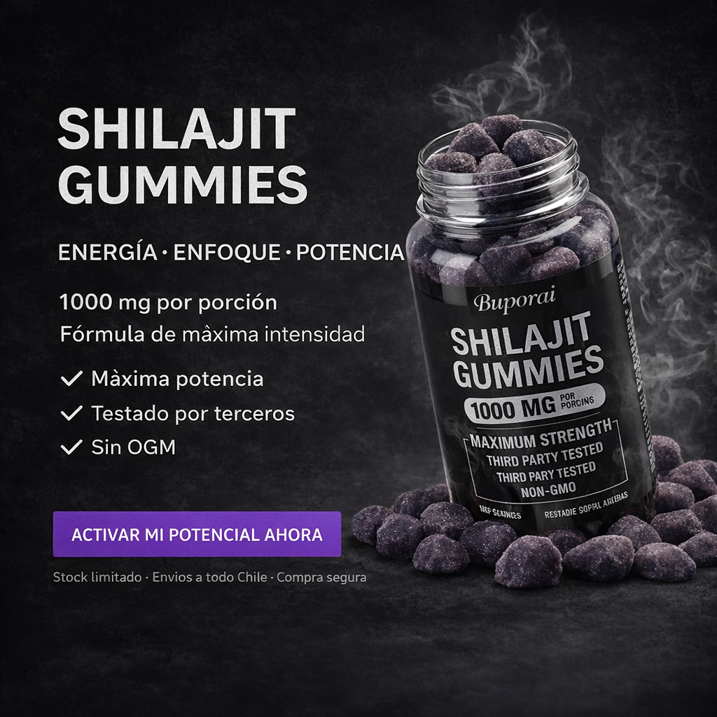 Shilajit Gomitas - Energía, Fuerza Real y Vitalidad