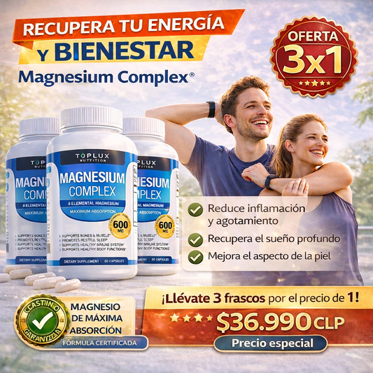 Magnesium Complex – Recupera tu energía y bienestar desde adentro