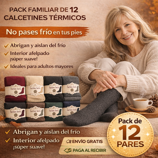🧦Pack 12 Calcetines de Polar Premium  🐻✨