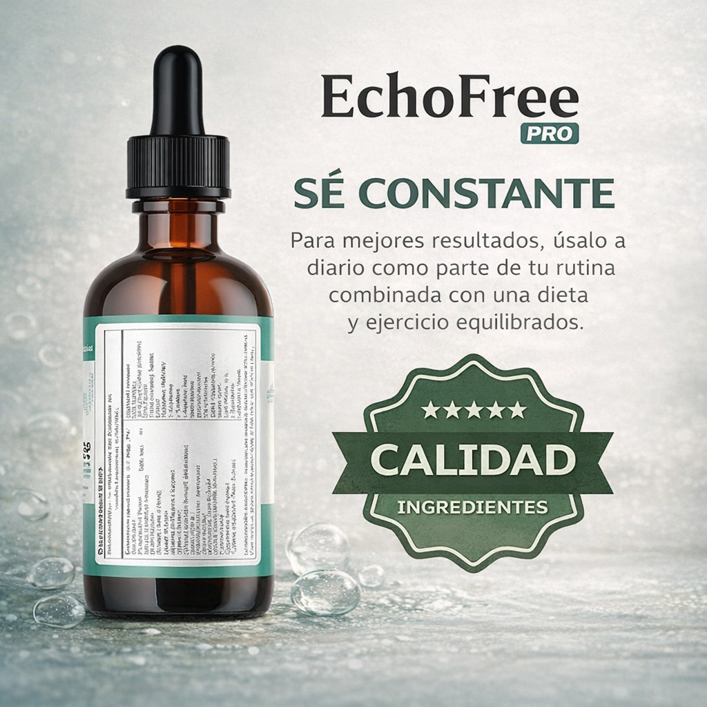 EchoFree Pro - Salud Auditiva Alivio Gotas (Tinnitus)