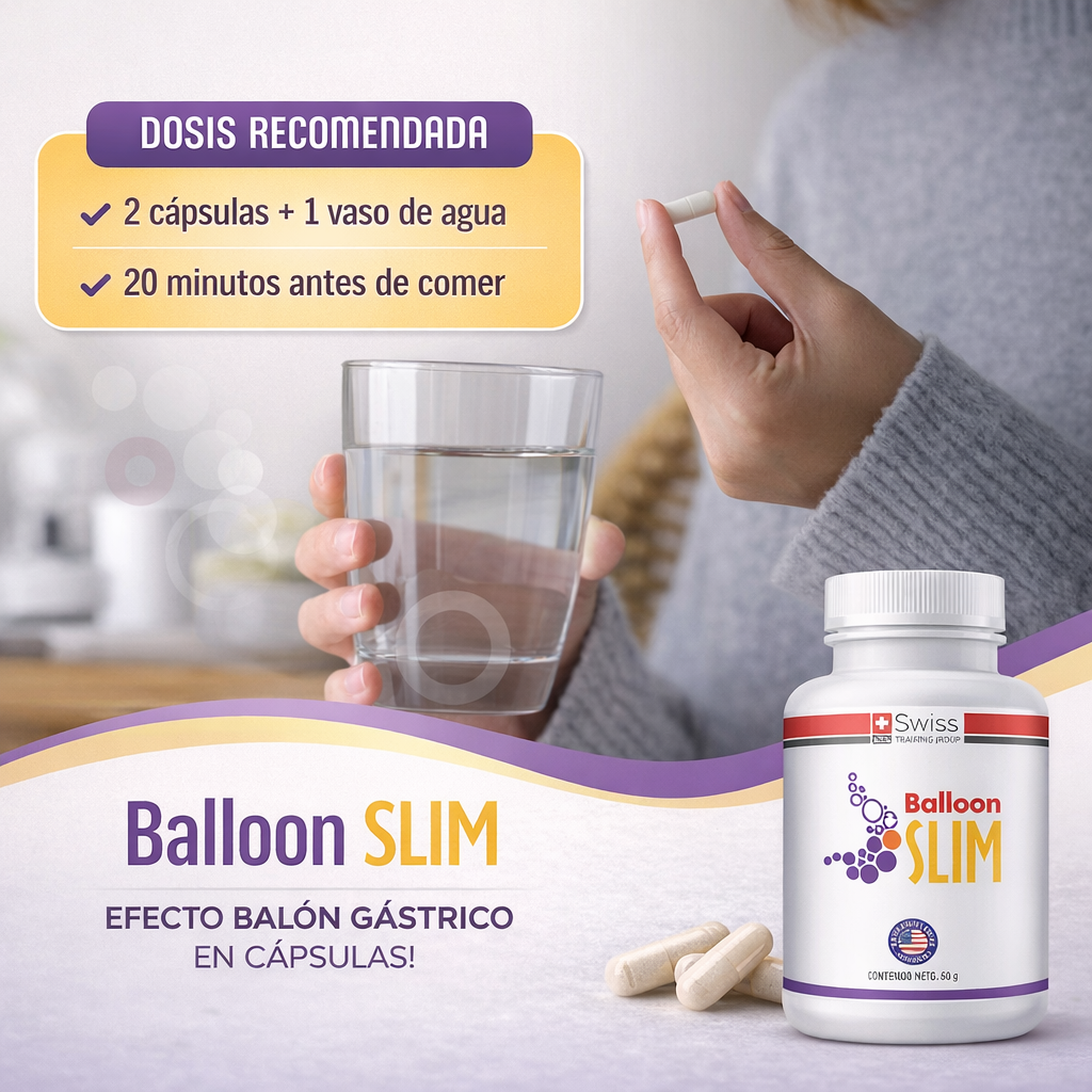 Balloon Slim ORIGINAL 120 Cápsulas - Recupera el Control de tus Porciones de Forma Natural
