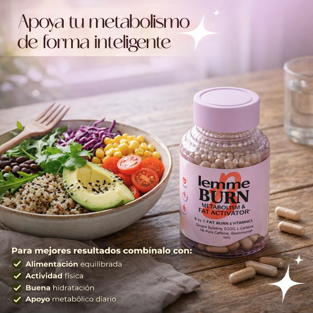 🔥LEMME BURN Original — Activa tu metabolismo y transforma tu cuerpo 💜