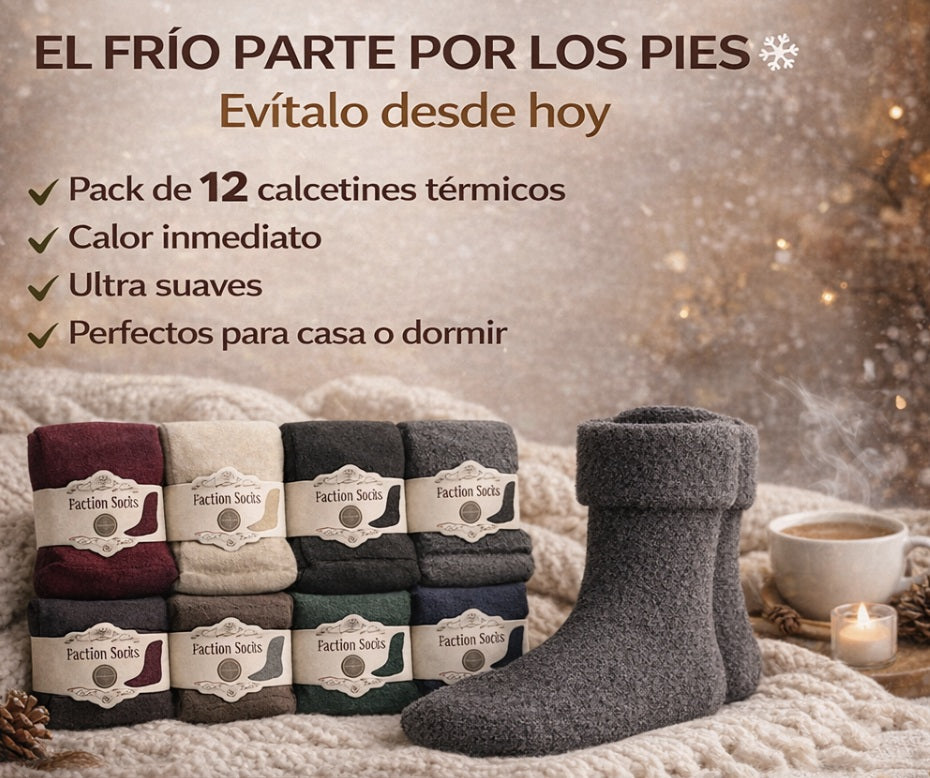 🧦Pack 12 Calcetines de Polar Premium  🐻✨
