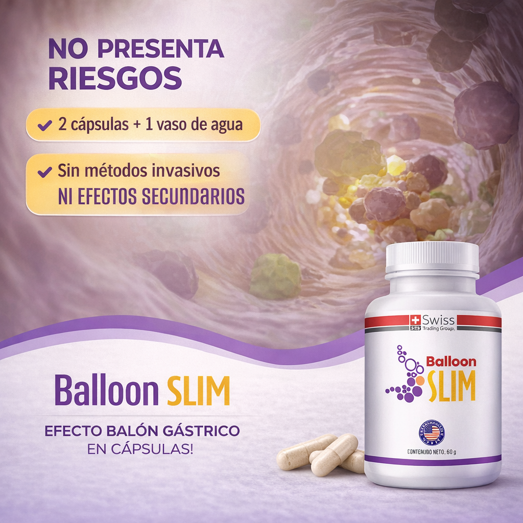 Balloon Slim ORIGINAL 120 Cápsulas - Recupera el Control de tus Porciones de Forma Natural