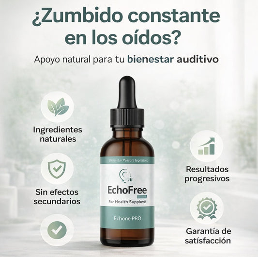 EchoFree Pro - Salud Auditiva Alivio Gotas (Tinnitus)