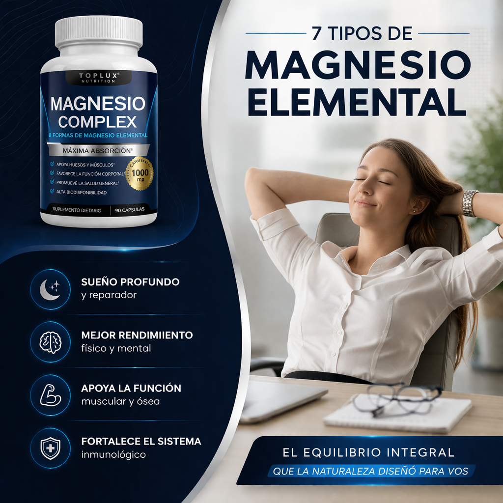 Magnesium Complex – Recupera tu energía y bienestar desde adentro